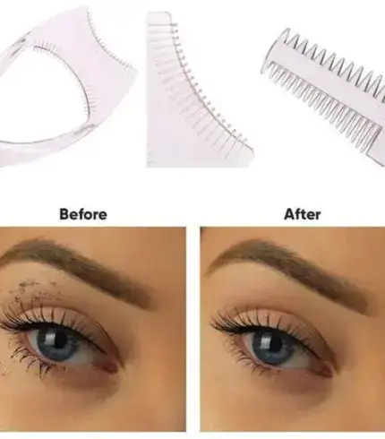 3 in 1 Eyelashes Tools Mascara Shield Applicator Guard