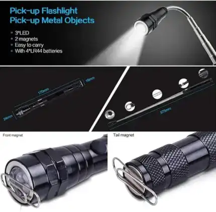 Flexible Extensible Magnet tools light