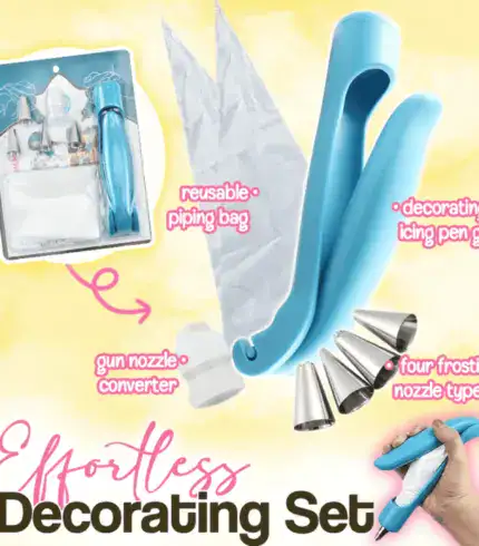 Cake Decorating Piping Pen Tool and Nozzle Set