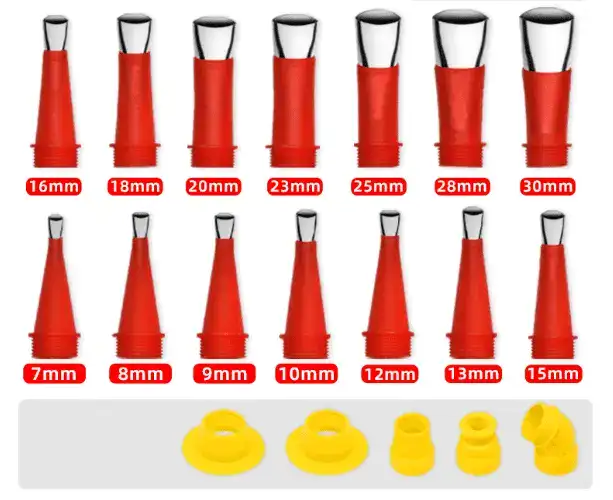 Complete caulking set