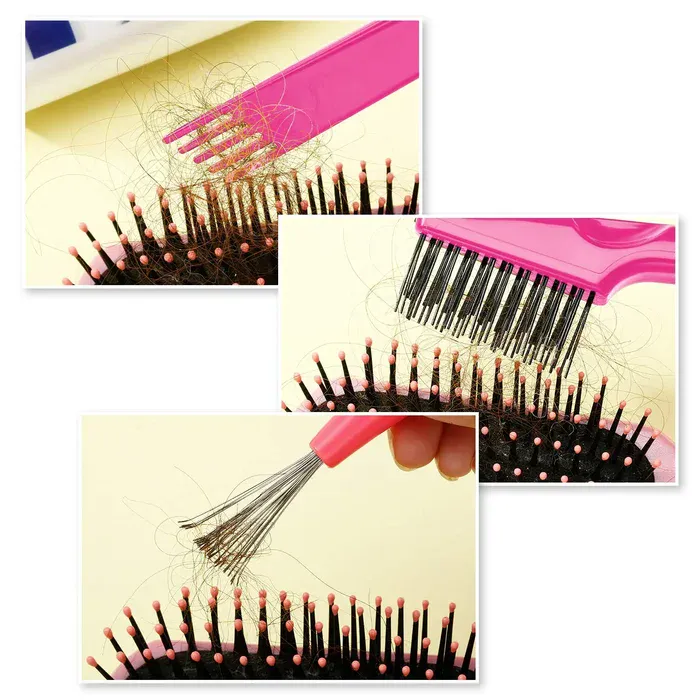 Hair brush cleaner set