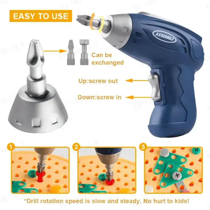 Toy electric drill