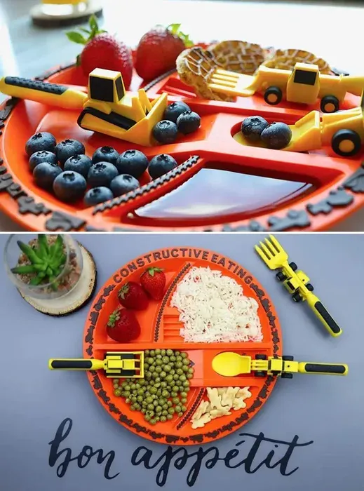Kids' independence at mealtime