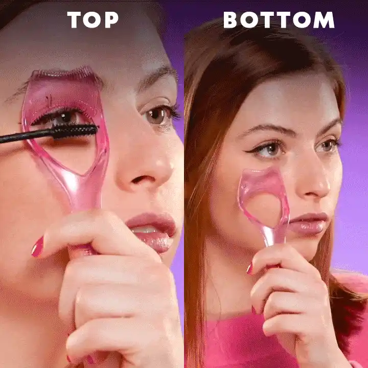 Eyelash tool in action