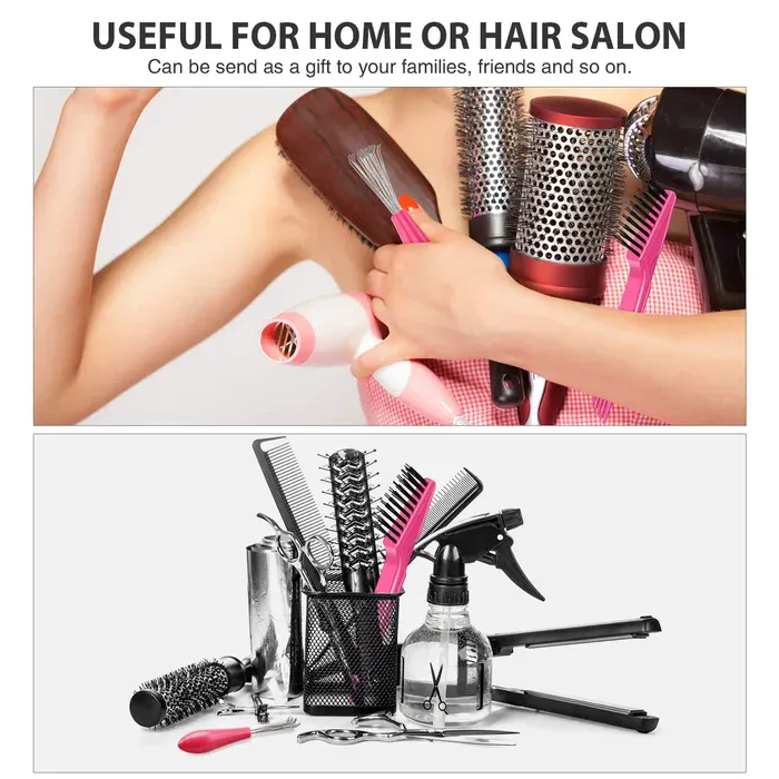 Portable hair brush cleaner