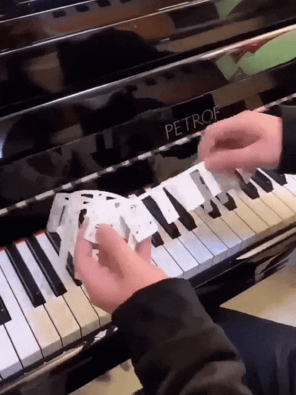Piano labels demo